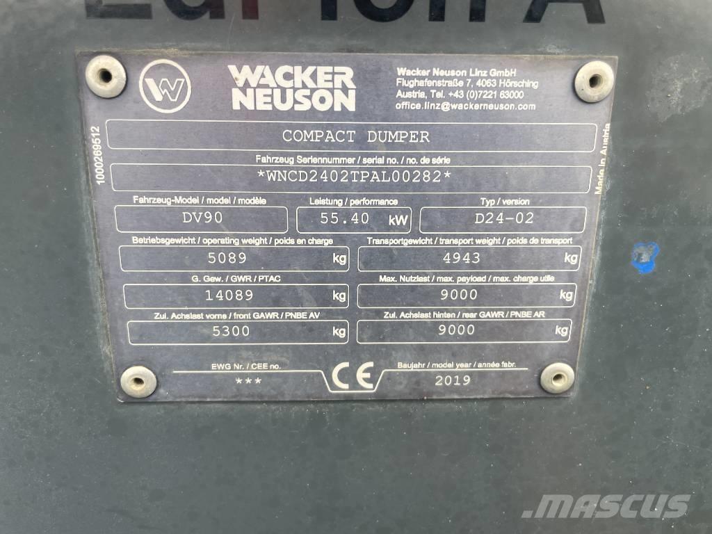 Wacker Neuson DV 90 Мини-самосвалы