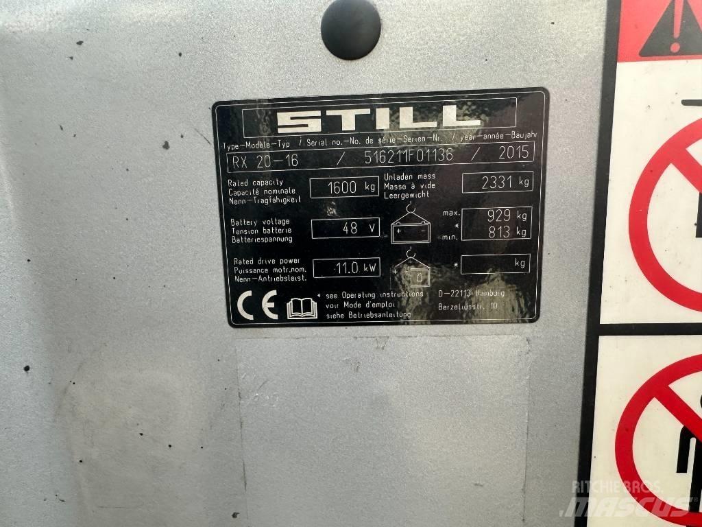 Still RX20-15 Электропогрузчики