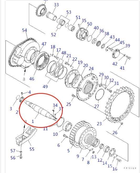 Komatsu D155 Трансмиссии и КПП