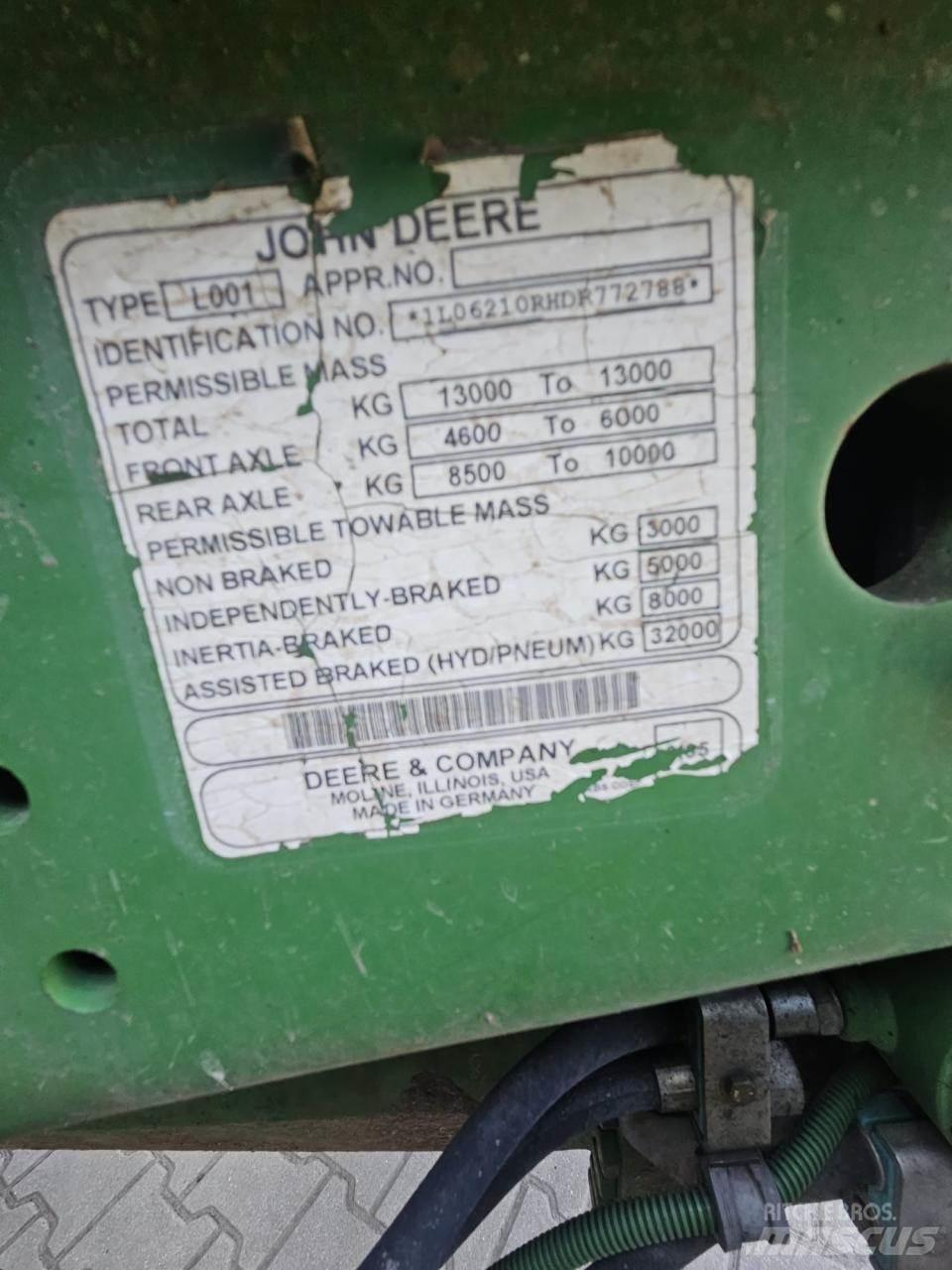 John Deere 6210R Трактора