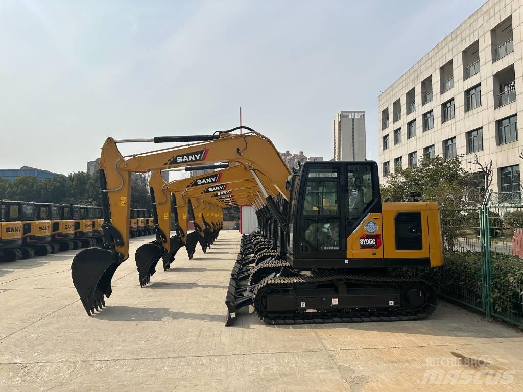 Sany SY95C Колёсные экскаваторы