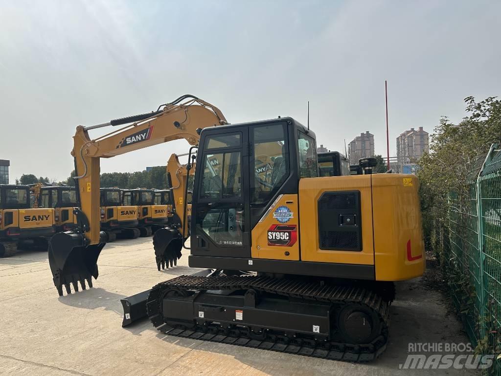 Sany SY95C Колёсные экскаваторы