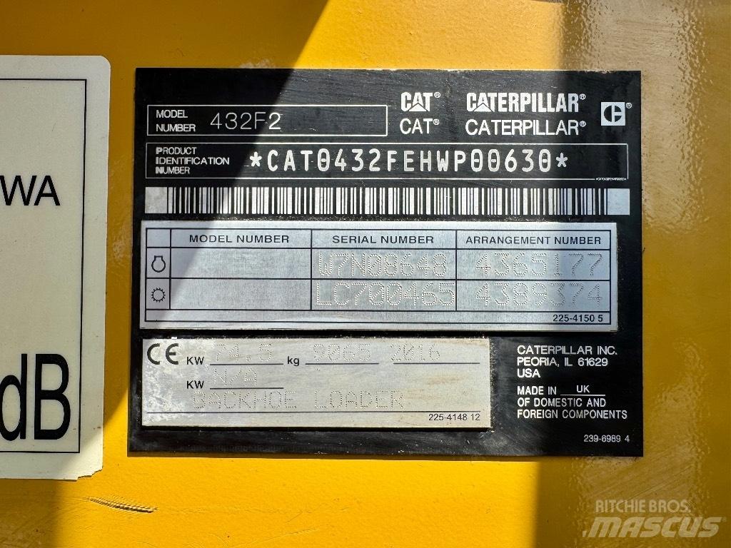CAT 432F2 Экскаваторы-погрузчики