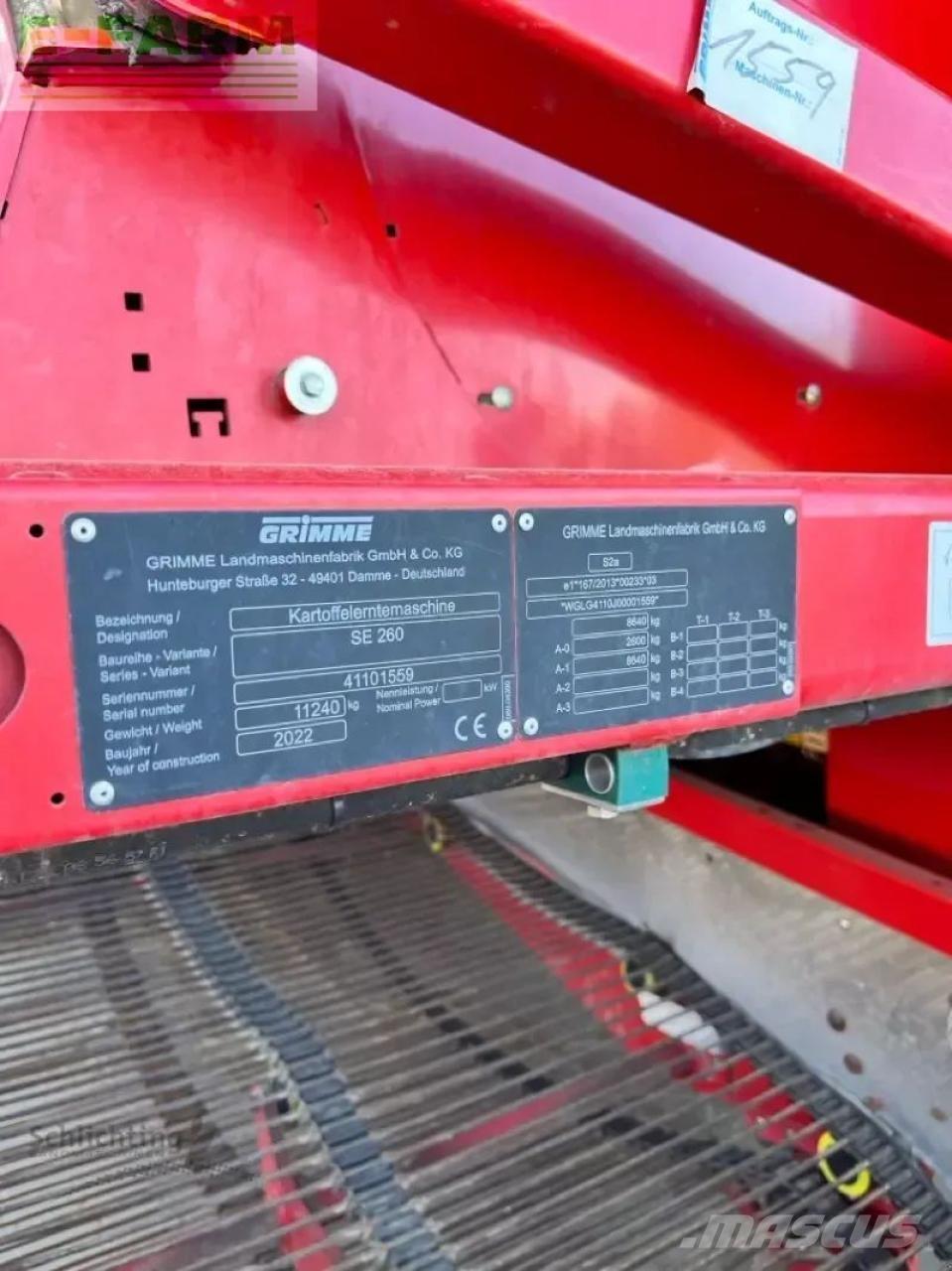 Grimme se260 Машины для уборки и переработки картофеля - Другие