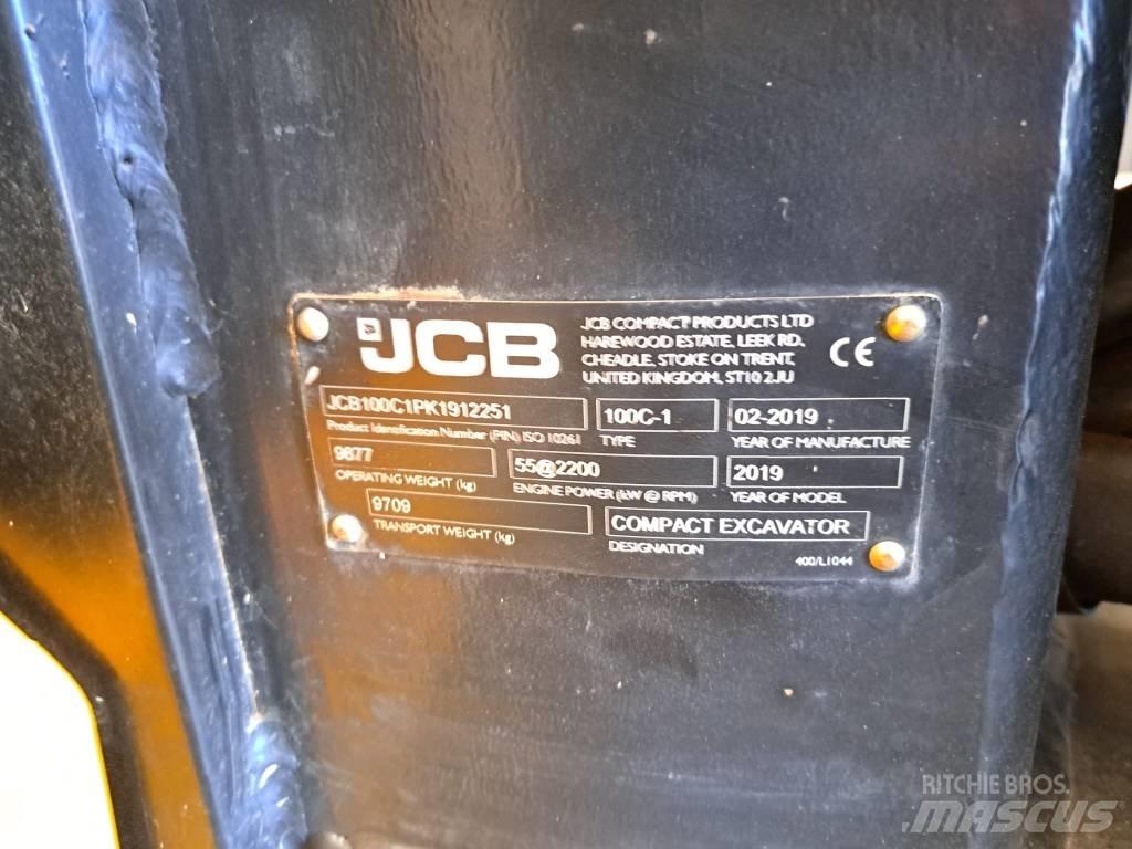 JCB 100 C-1 Малые экскаваторы 7т-12т