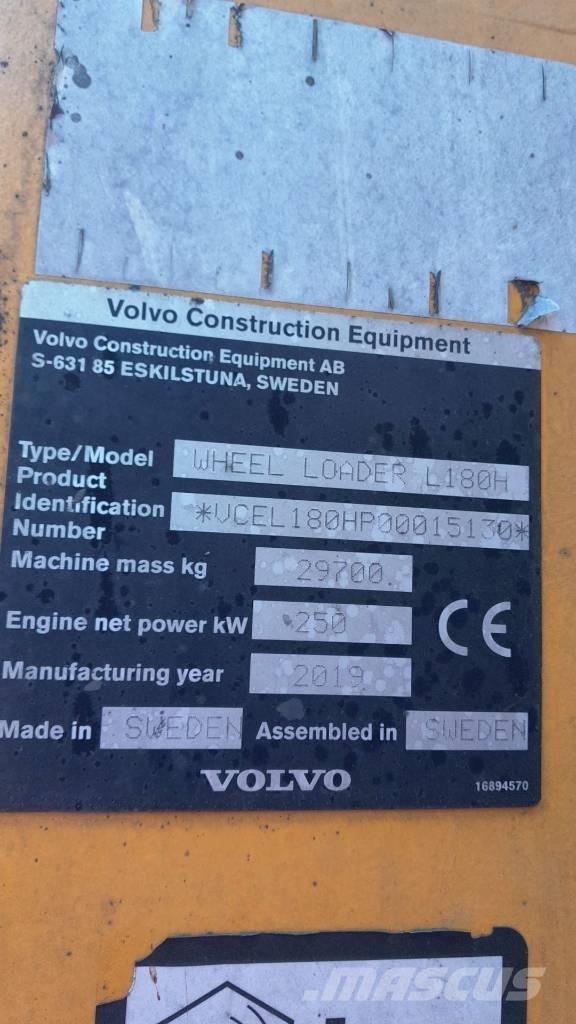 Volvo L 180 H Фронтальные погрузчики