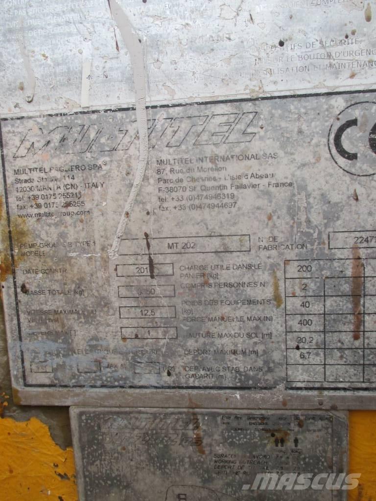 Multitel MT 202 Автовышки