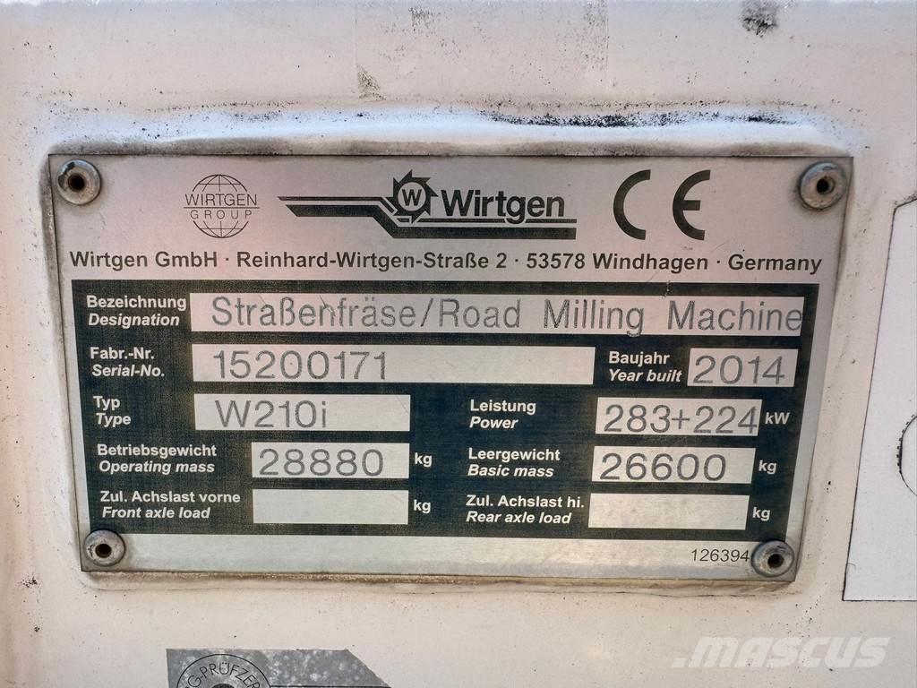 Wirtgen W210i Дорожные фрезы
