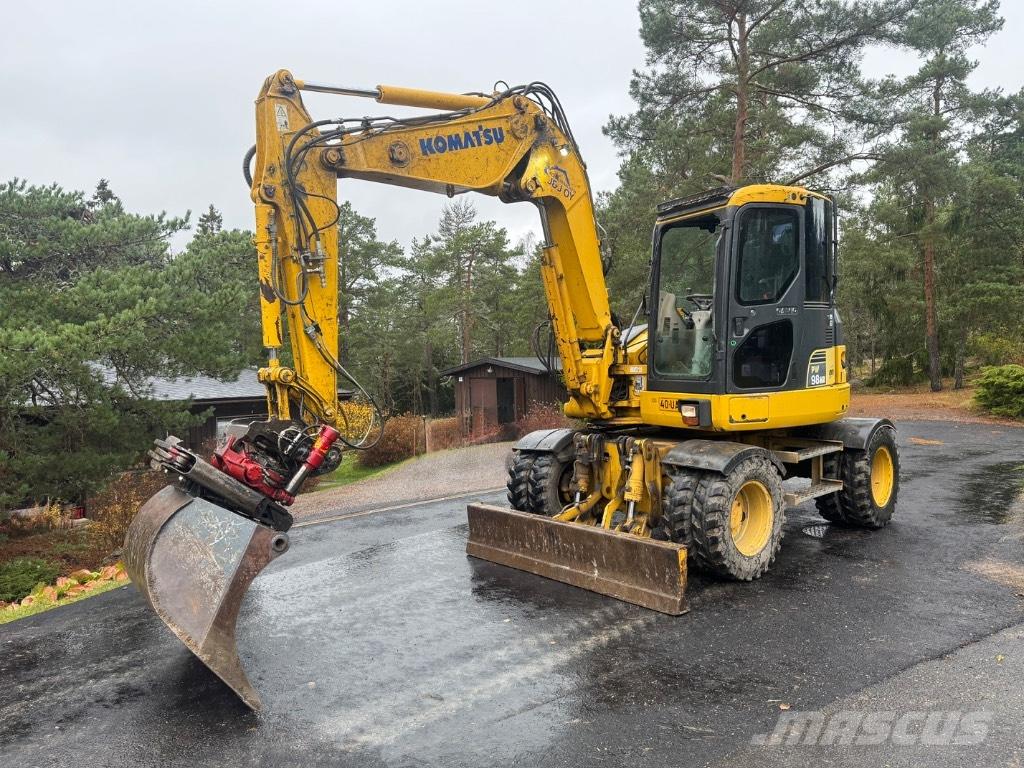 Komatsu PW 98 MR-6 Колёсные экскаваторы