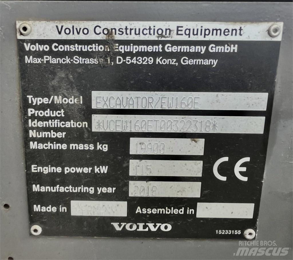 Volvo EW 160 E Колёсные экскаваторы