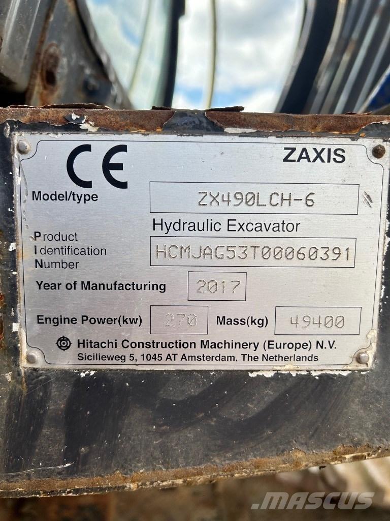 Hitachi 490 LCH-6 Гусеничные экскаваторы