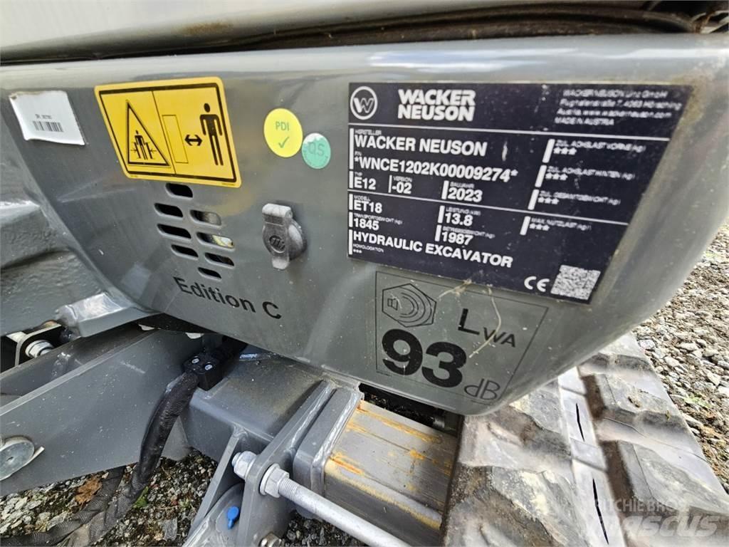 Wacker ET 18 Мини-экскаваторы