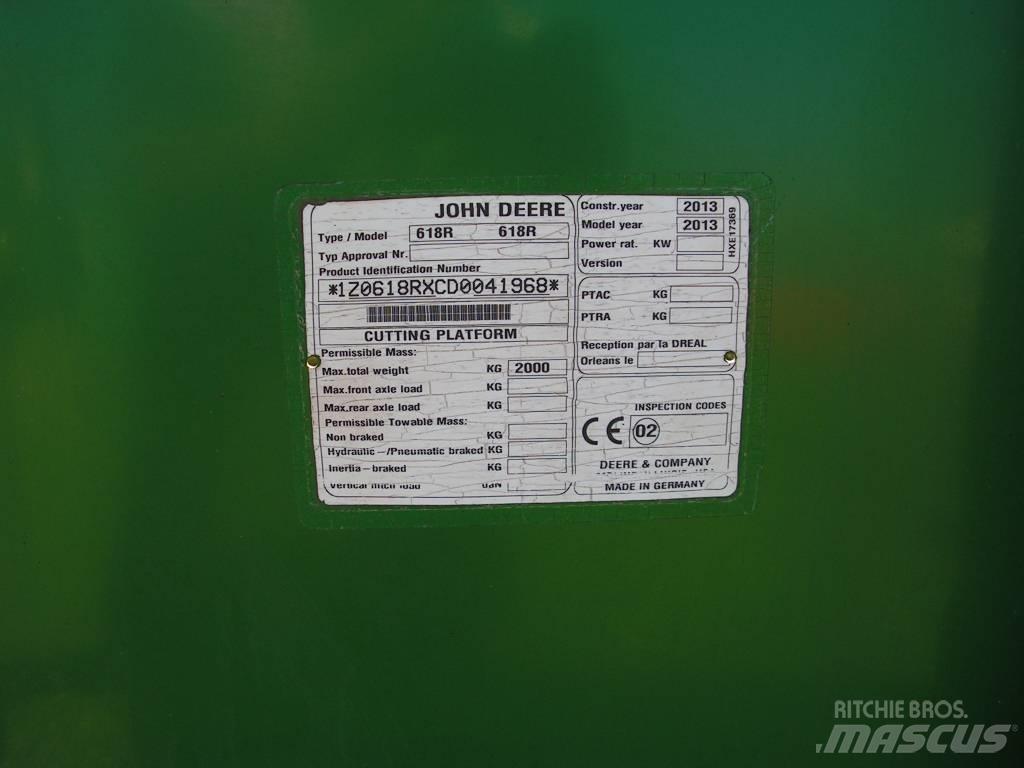 John Deere 618 R Жатки
