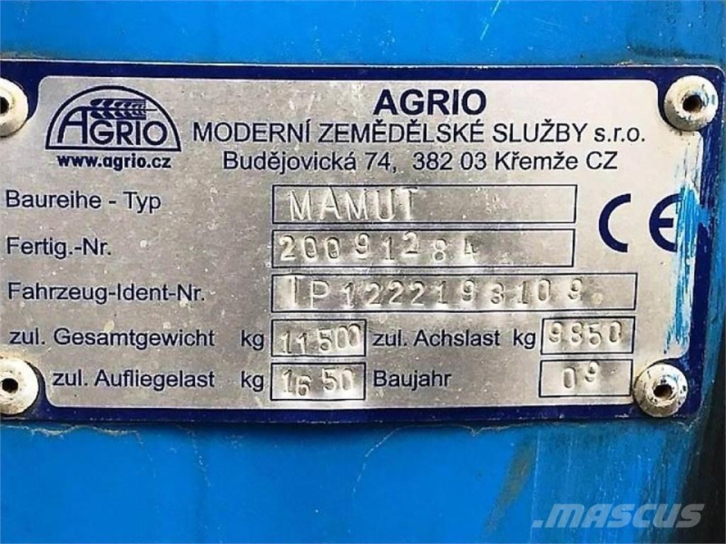 Agrio MAMUT 6036 Прицепные опрыскиватели