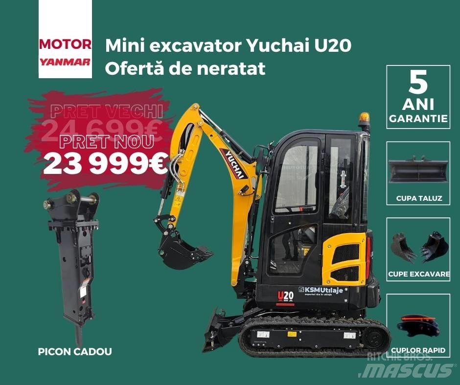 Yuchai U20 Мини-экскаваторы