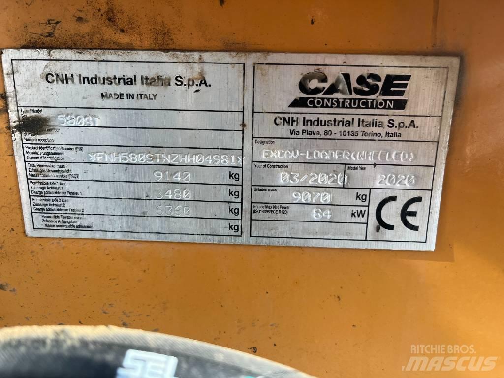 CASE 580 ST Экскаваторы-погрузчики
