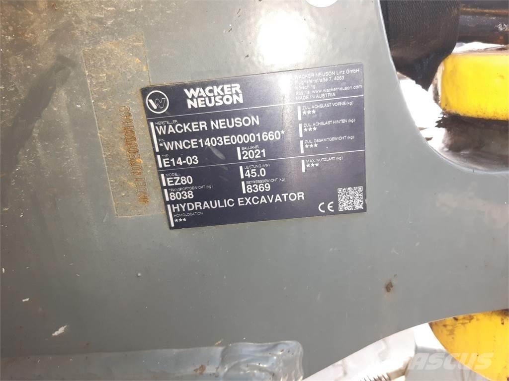 Wacker Neuson EZ80 Гусеничные экскаваторы