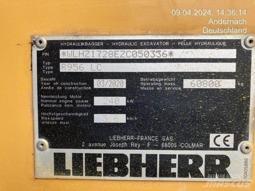 Liebherr R956 LC Гусеничные экскаваторы
