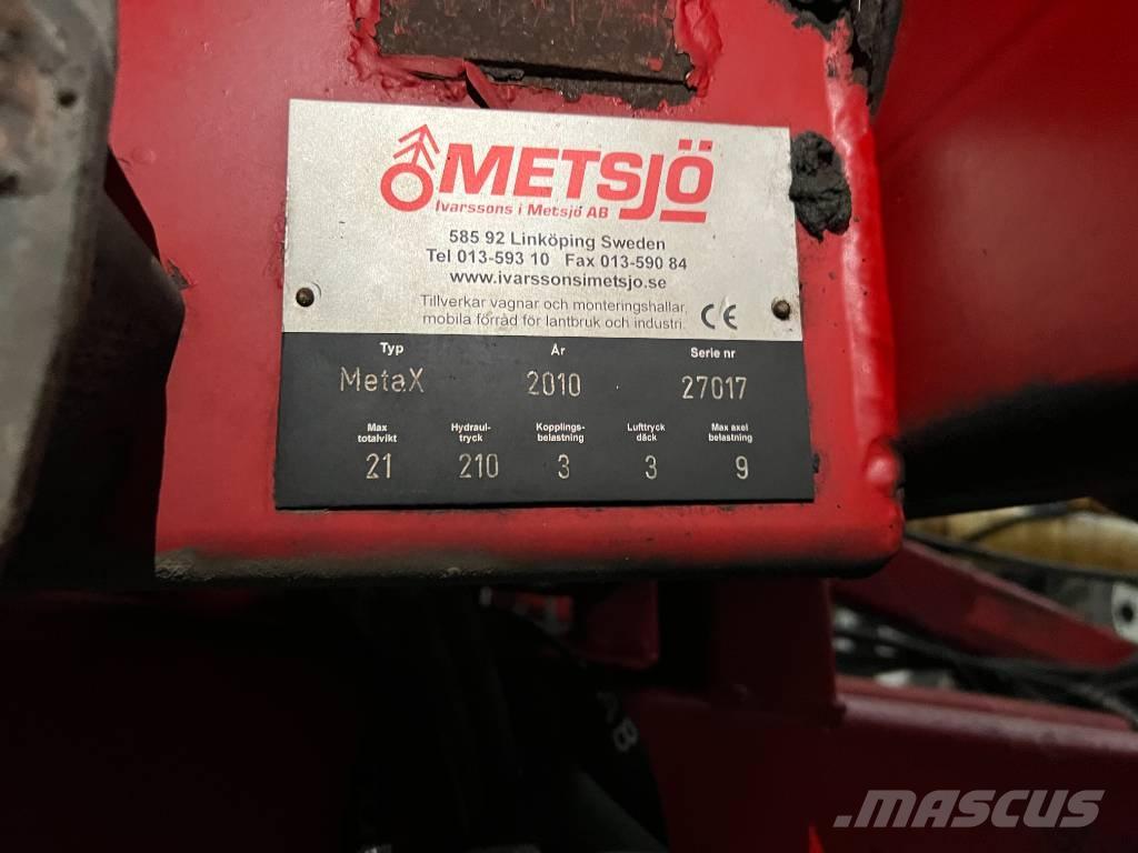 Metsjö MetaX Тракторные самосвальные прицепы