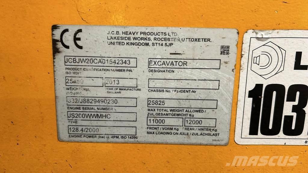 JCB JS200W Перегружатели металлолома/промышленные погрузчики