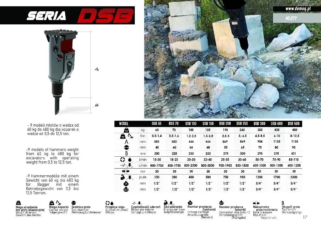  DEMOQ DSB200 Гидромолоты