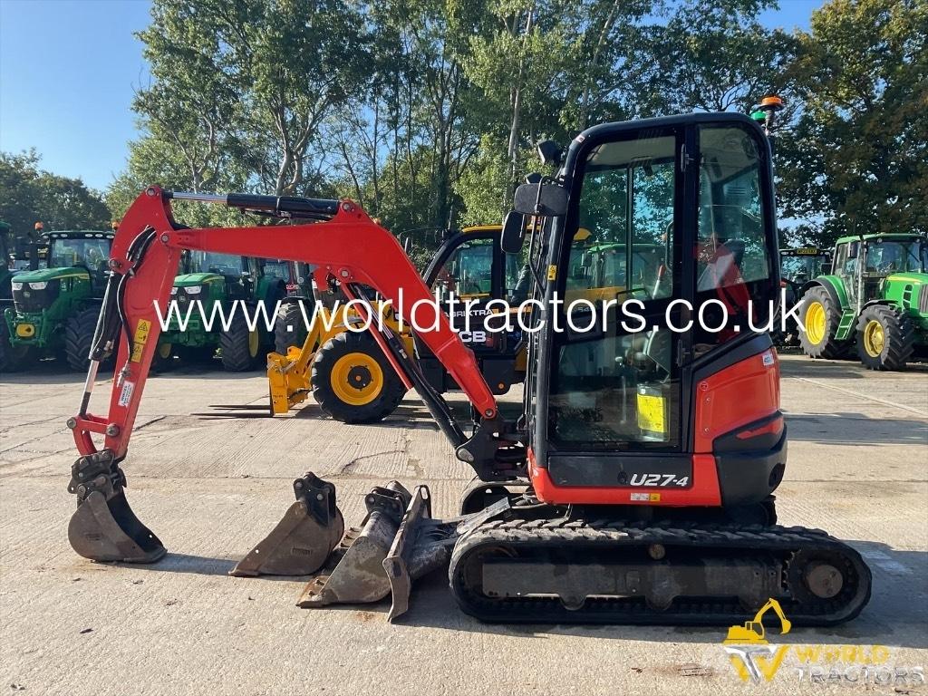 Kubota U 27-4 Мини-экскаваторы