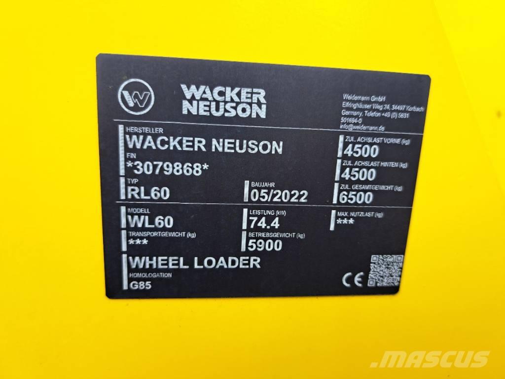 Wacker Neuson WL60 Фронтальные погрузчики