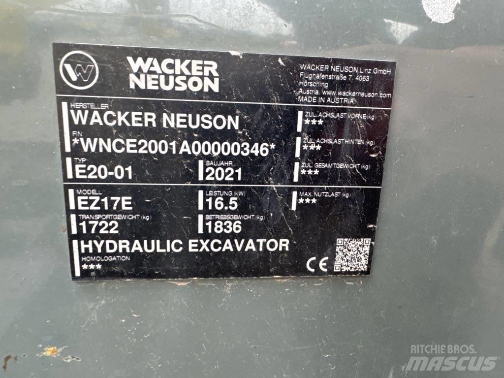 Wacker Neuson EZ17e Гусеничные экскаваторы