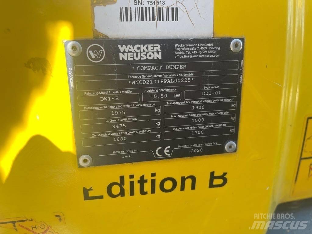 Wacker Neuson DW15e Мини-самосвалы