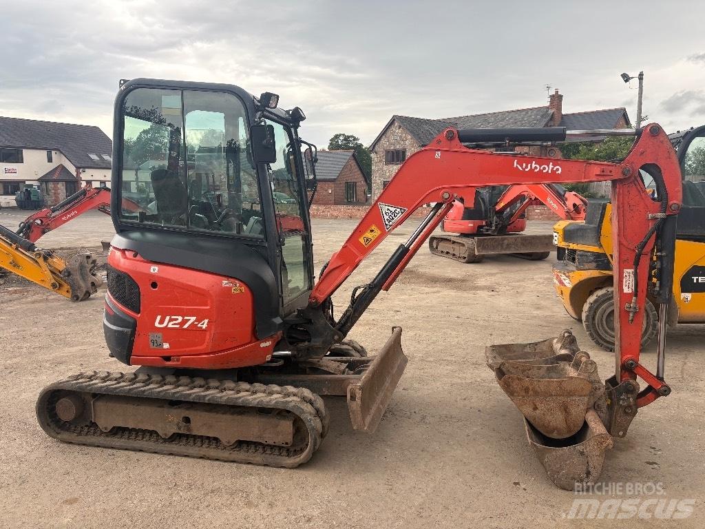 Kubota U 27-4 Мини-экскаваторы