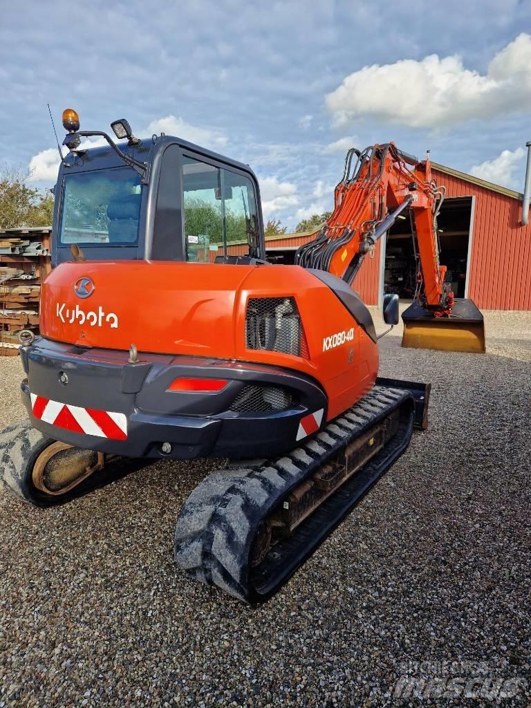 Kubota KX080-4 Мини-экскаваторы