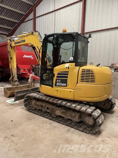 Komatsu PC80MR-5E0 Малые экскаваторы 7т-12т