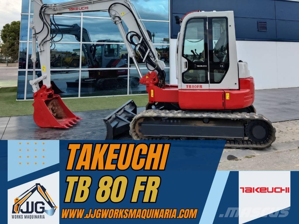 Takeuchi TB 80 FR Малые экскаваторы 7т-12т
