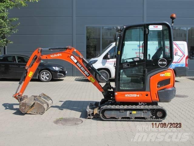 Kubota KX 019-4 Мини-экскаваторы