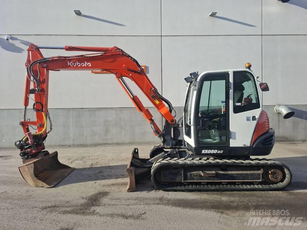 Kubota KX 080-3 Малые экскаваторы 7т-12т