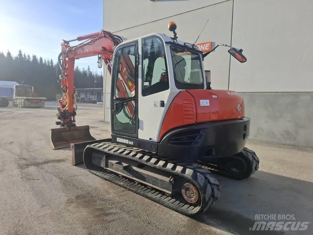 Kubota KX 080-3 Малые экскаваторы 7т-12т