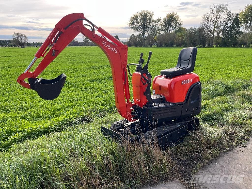 Kubota K 008-3 Мини-экскаваторы