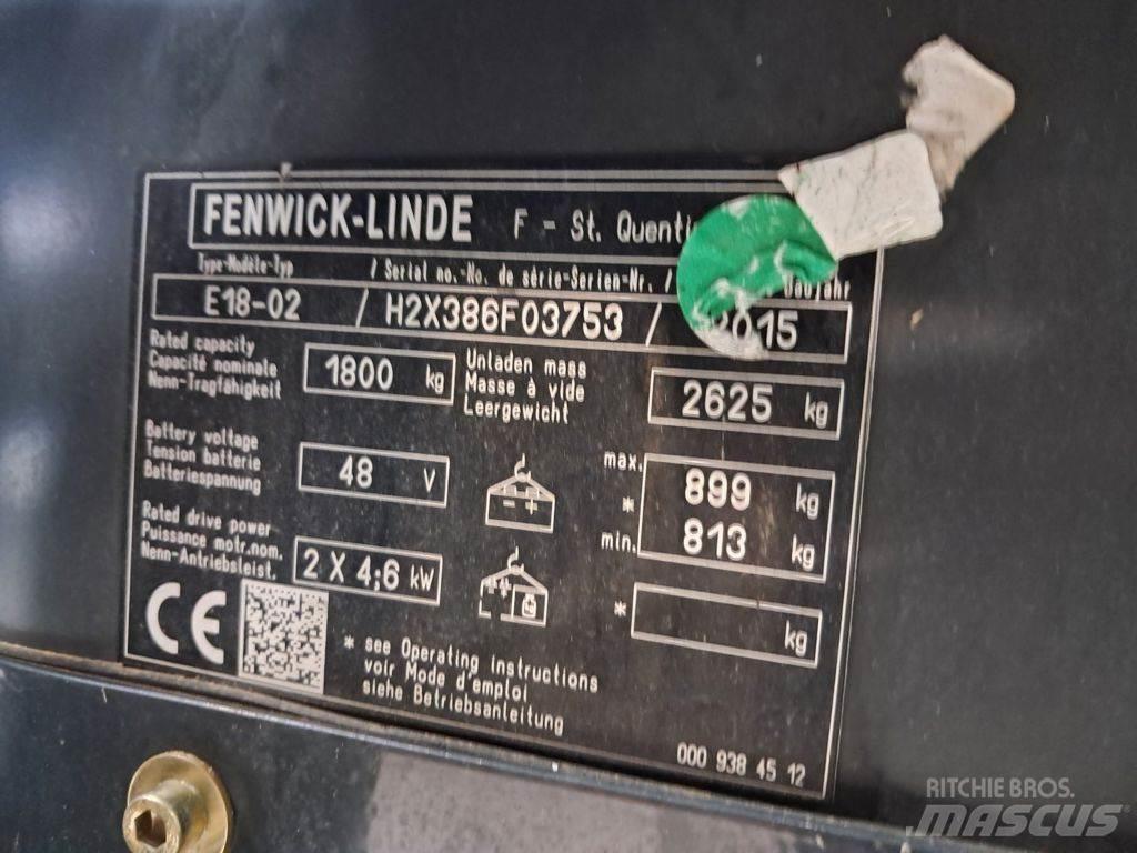 Linde E18-02 Электропогрузчики