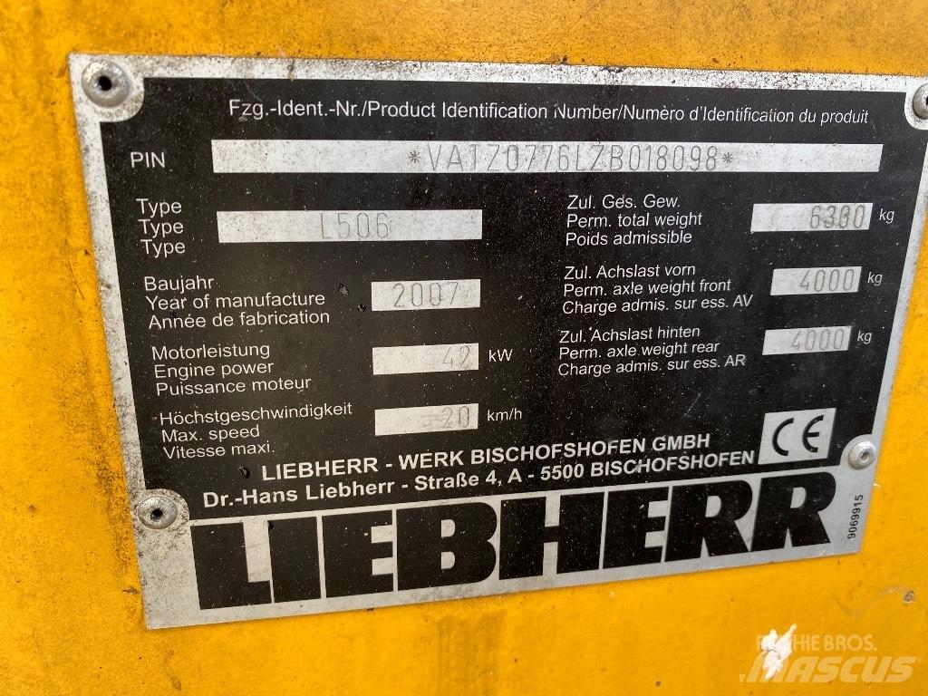 Liebherr 506 Stereo Фронтальные погрузчики