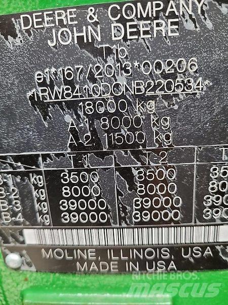 John Deere 8 R 410 Трактора