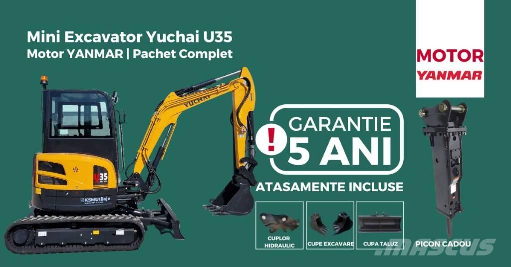 Yuchai U35 STAGE 5 Мини-экскаваторы