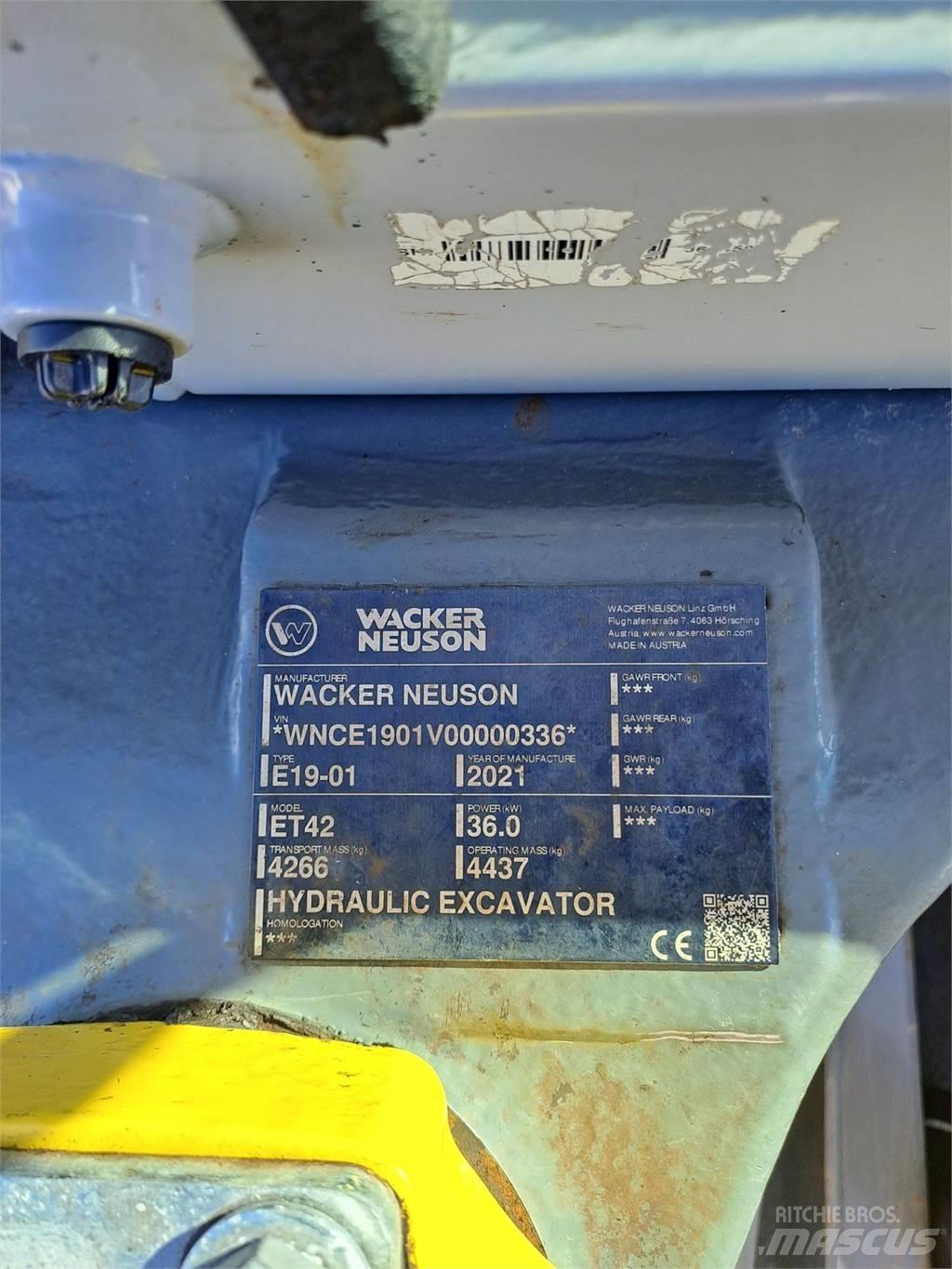 Wacker Neuson ET42 Гусеничные экскаваторы