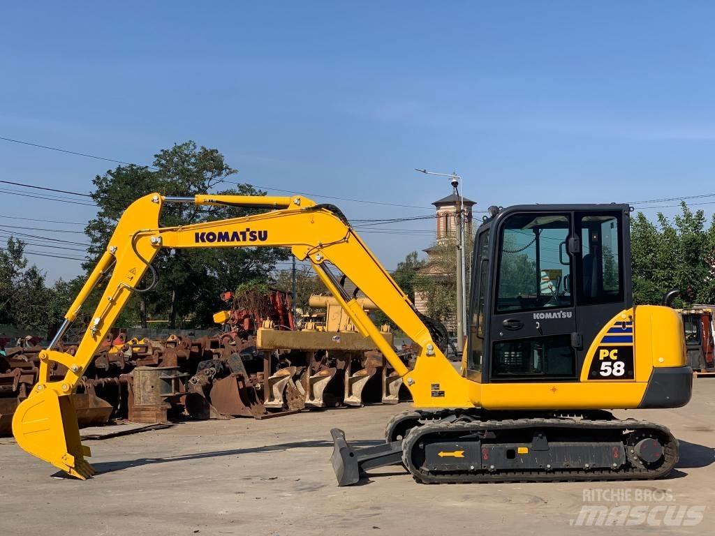 Komatsu PC58-8 Мини-экскаваторы