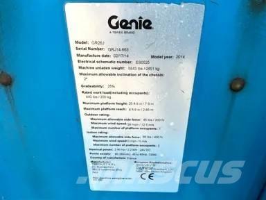 Genie GR 26 J Вертикальные мачтовые подъемники