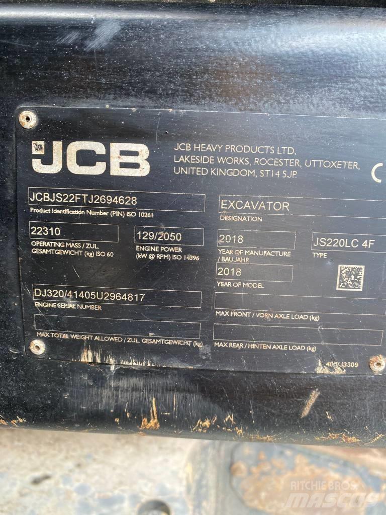JCB JS 220 LC Гусеничные экскаваторы