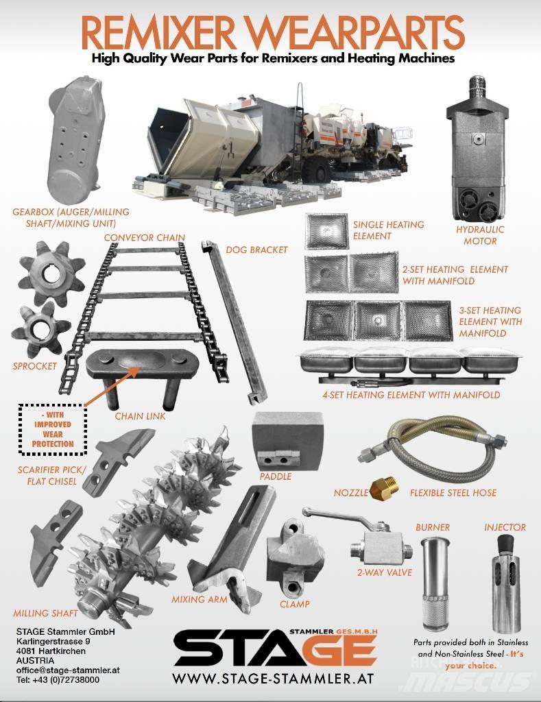 Wirtgen RX4500 Запчасти для асфальтовой техники