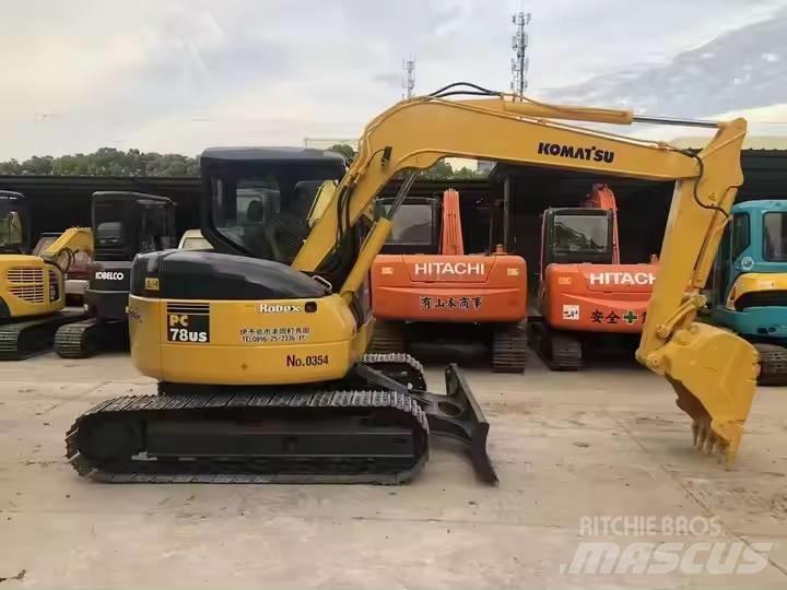 Komatsu PC78US Малые экскаваторы 7т-12т