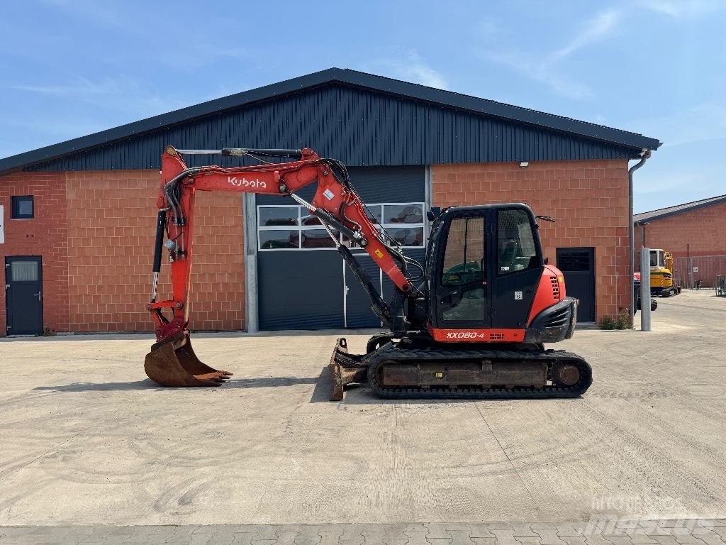 Kubota KX 080-4 Малые экскаваторы 7т-12т