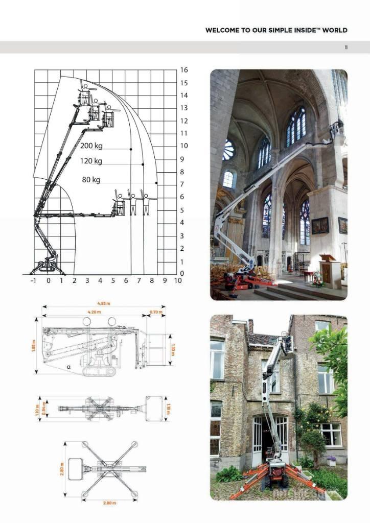 EasyLift R 160 Коленчатые подъемники