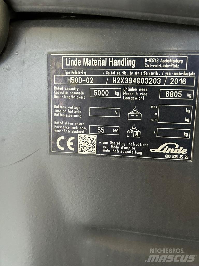 Linde H50D-02 EVO Дизельные погрузчики
